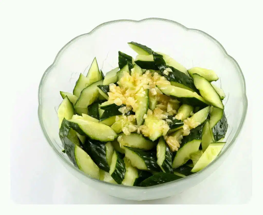 concombre à la vinaigrette chinoise