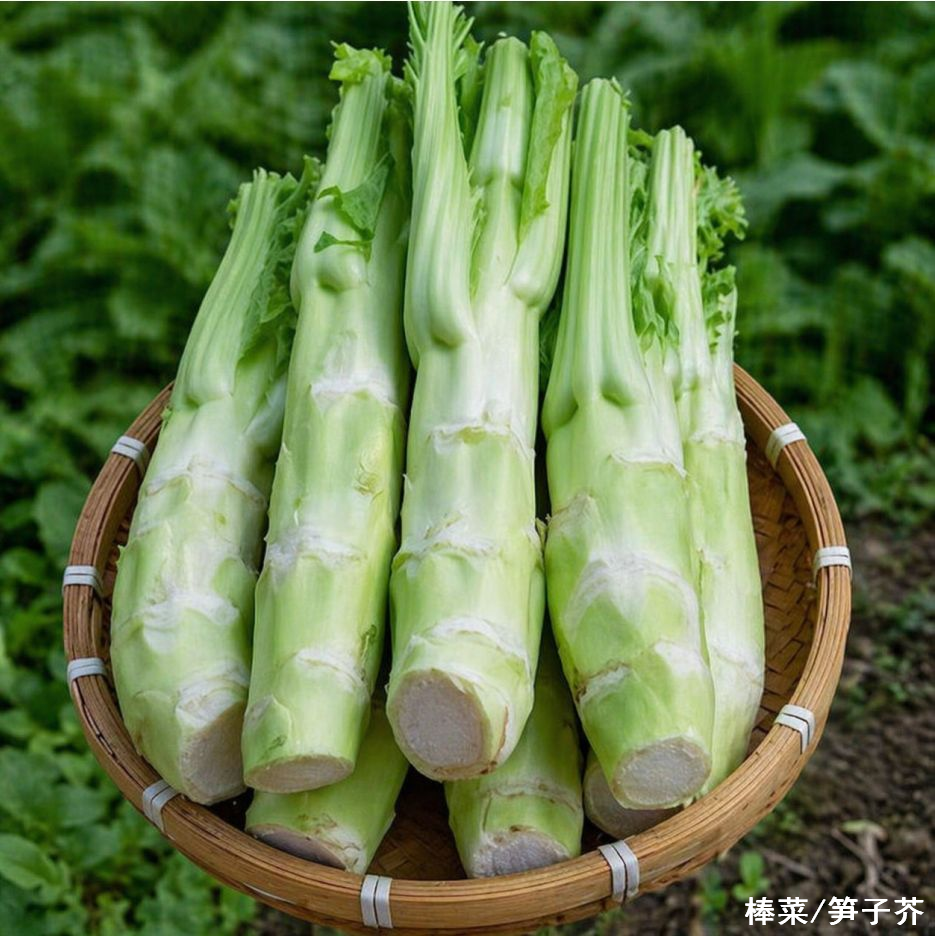 récolte de la moutarde asperge Bang Tsaï / moutarde chinoise